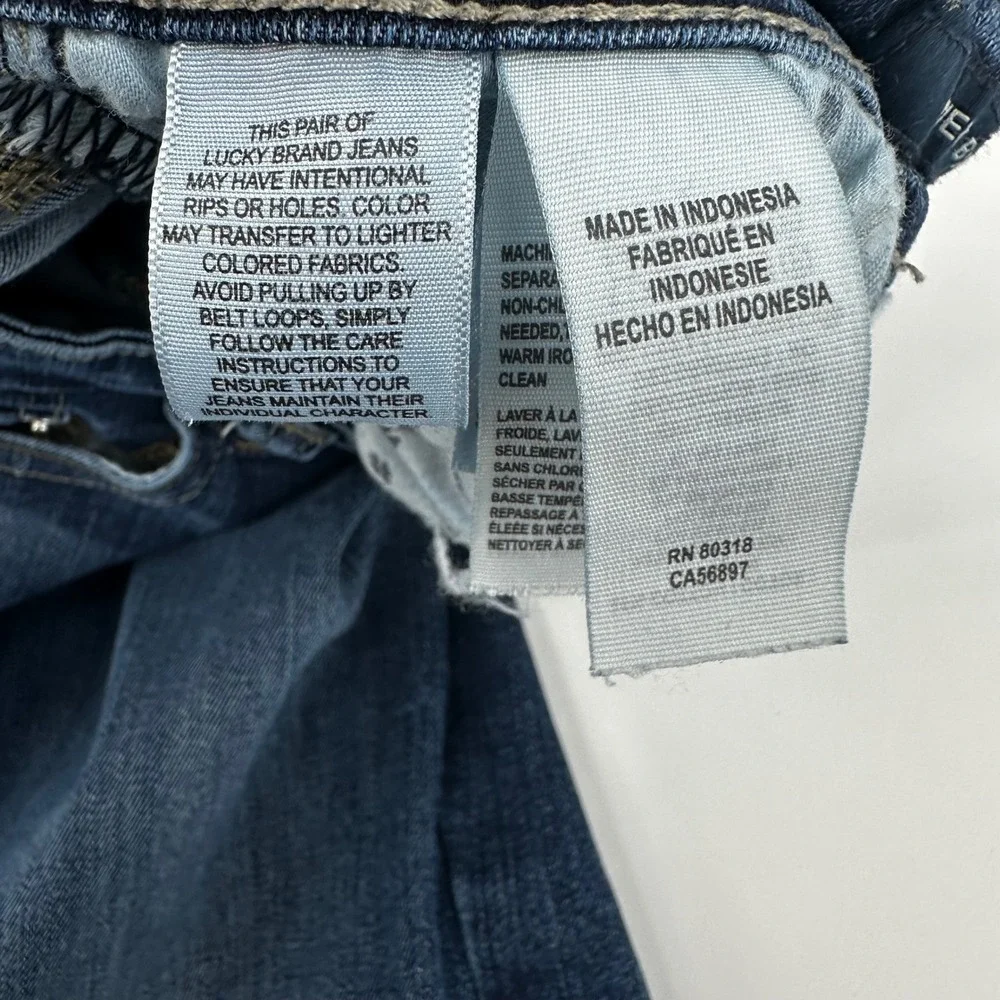 Lucky Brand Sweet Boot Jeans Womens 14/32 Regular Wash Denim Blue‎